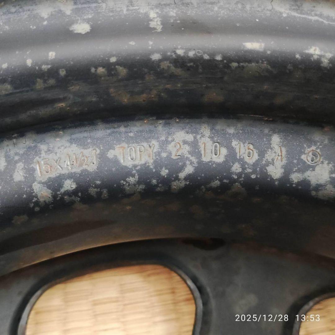 ハスラー　純正　15インチ　4.5J　オフセット+45　PCD100　4H