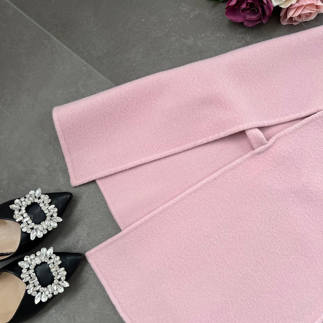 CELFORD（セルフォード）ピンク リバーケープジャケット ウール混紡 美