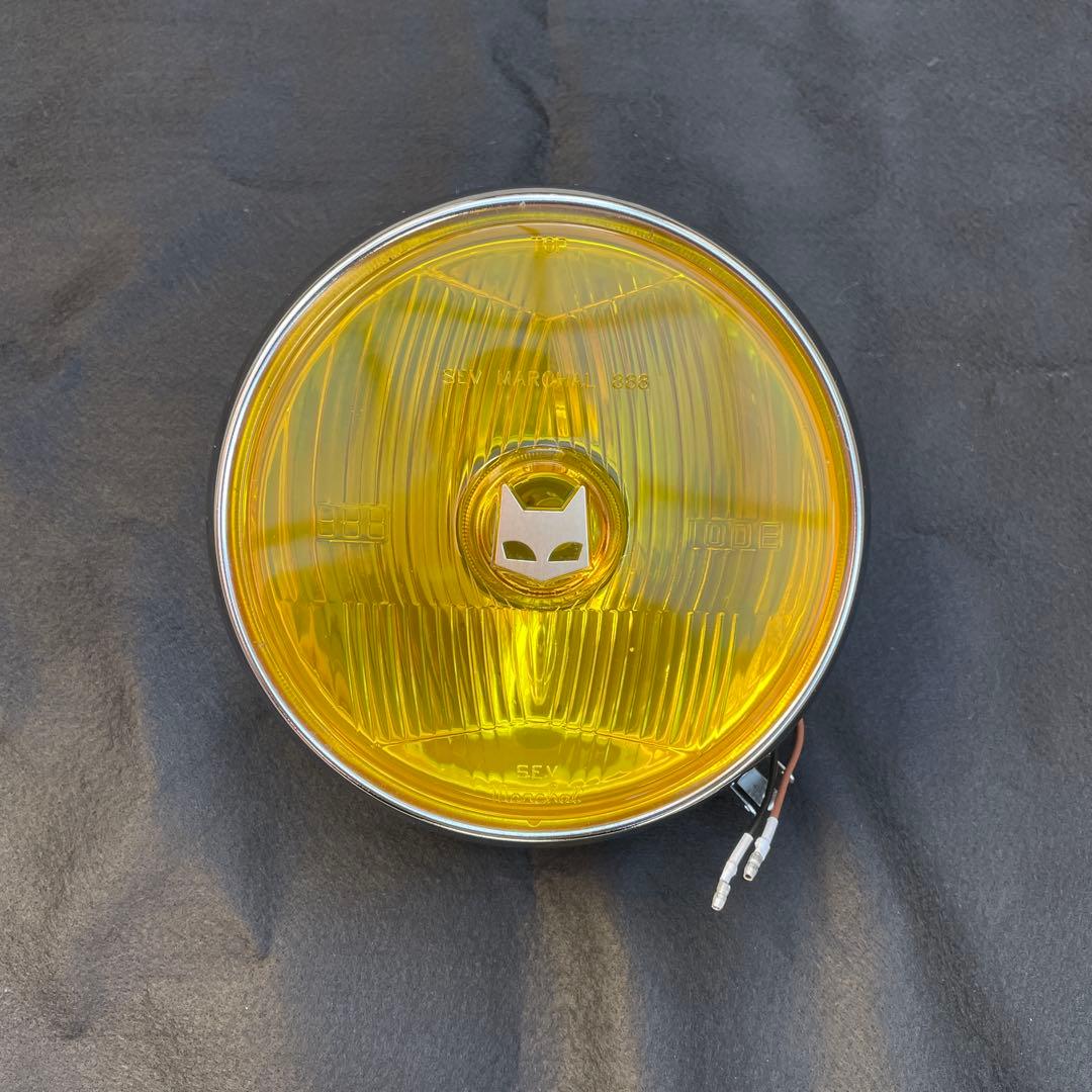 【極美品】マーシャル　ヘッドライト　160パイ 160mm イエローレンズ Yahoo!オークション -「マーシャル ヘッドライト 160」(自動車