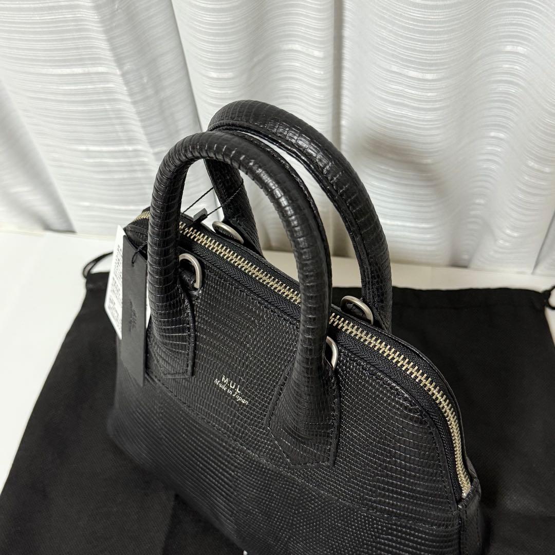 ⭐️新品未使用⭐️ M.U.L. ハンドバッグ リザード型押し 2way