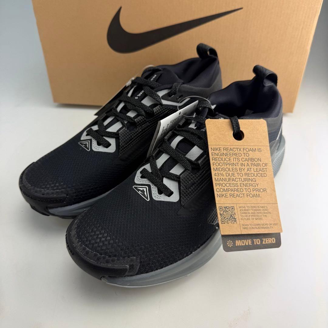 23.5cm ナイキ ウィメンズ ペガサストレイル5 ゴアテックス ブラック 黒