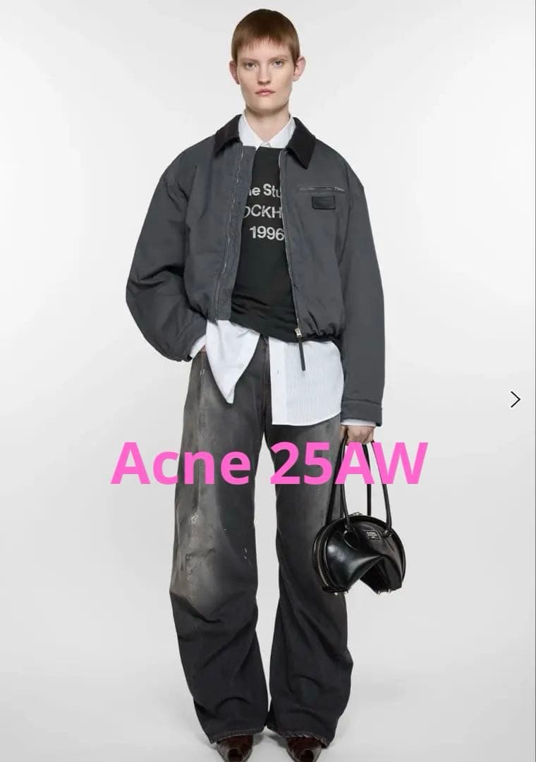 acne studios 25AW ボンバーブルゾン ACNE STUDIOS(アクネストゥディオズ) 25AWボンバーブルゾンFN-WN