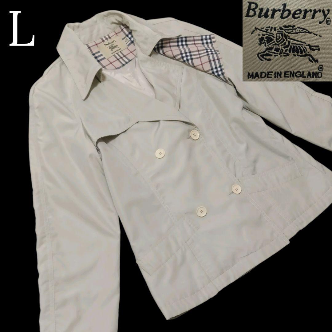 ✨️BURBERRY LONDON ノバチェック 英国製 ナイロンジャケット L