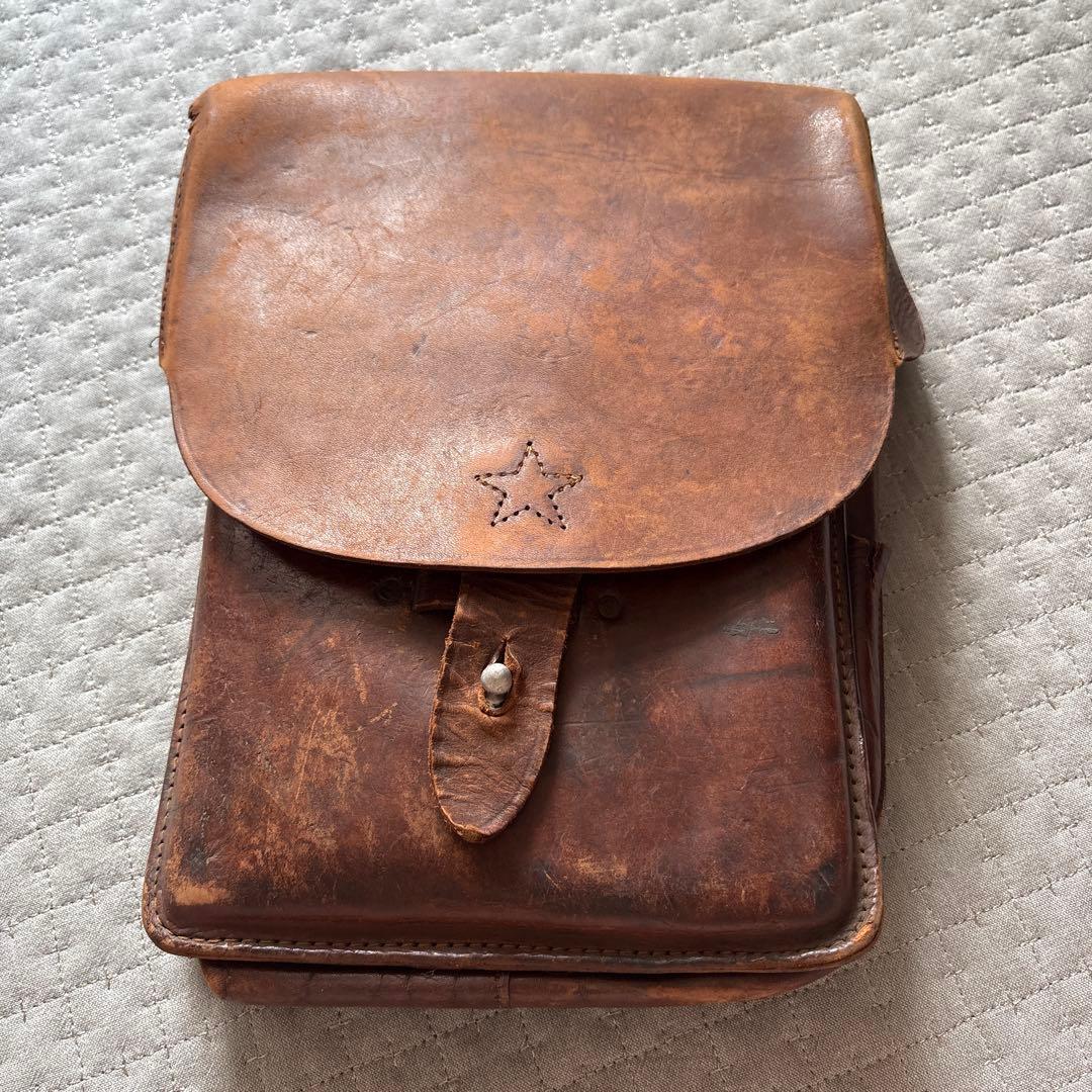 旧日本軍 日本陸軍 将校用図嚢 - メルカリ