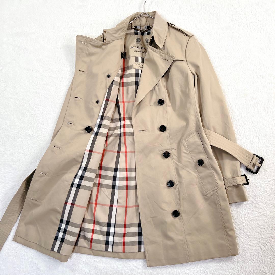 美品✨バーバリー サンドリンガム トレンチコート ベージュ メガ