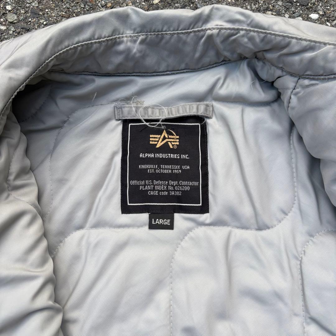 ち*ゆ様 90s ALPHA MA-1 CWU-45Pフライトジャケット シルバ - メルカリ