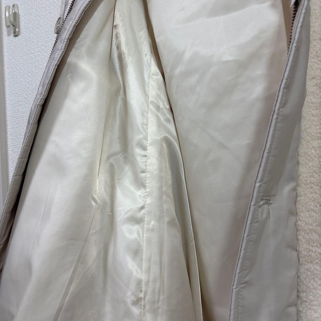 LASUD ファーボアコート アイボリー 未使用品 サイズ9号 定価34000円