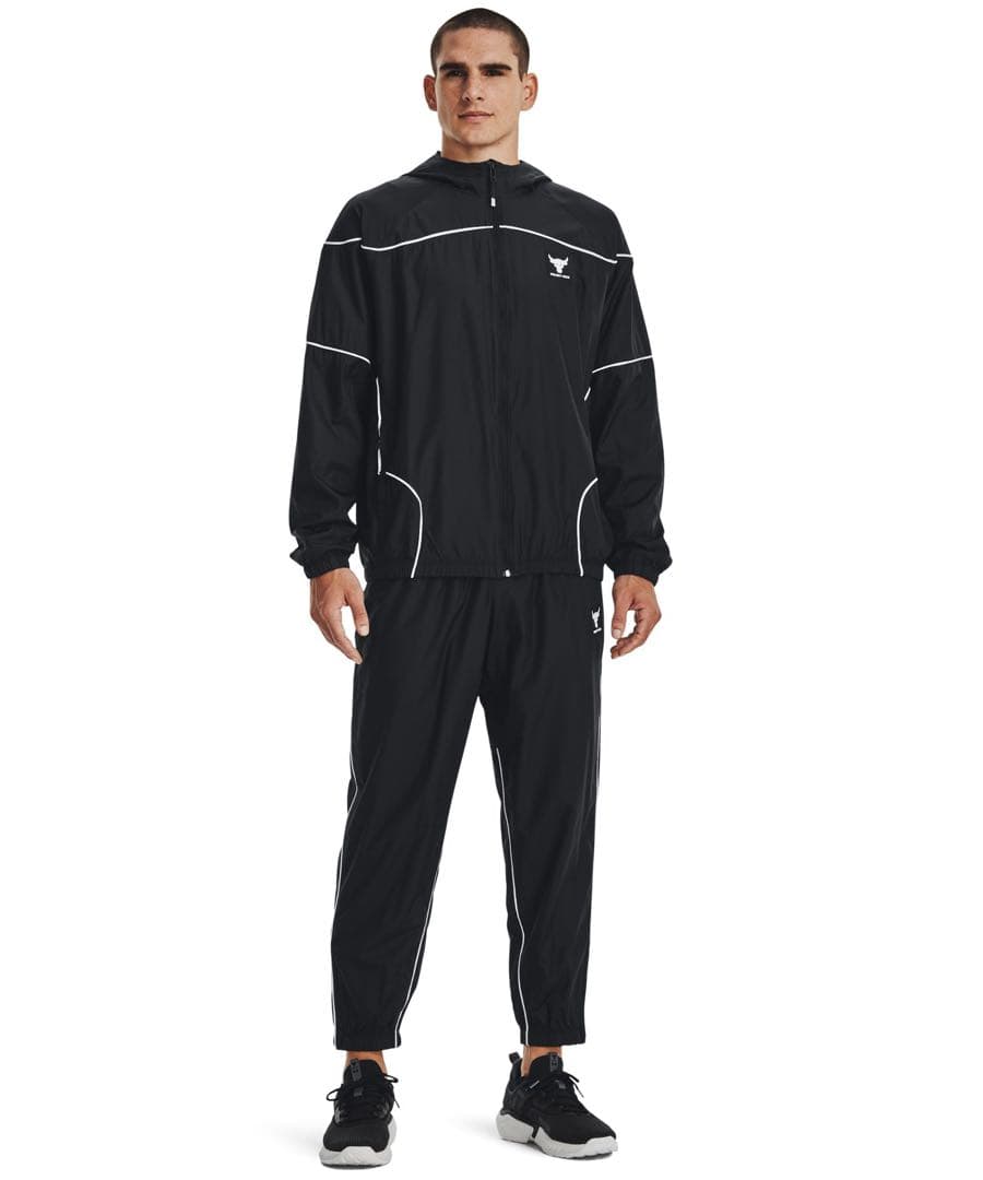 ジ*ン様 PROJECT ROCK ジャージ上下セット ブラック アンダーアーマ