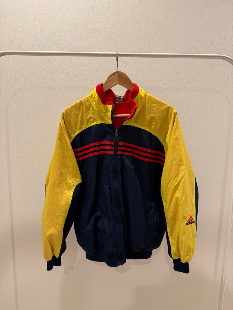 90年代adidas リバーシブルジャケット 訳あり特価 90年代 ビンテージ adidas アディダス リバーシブル 中綿