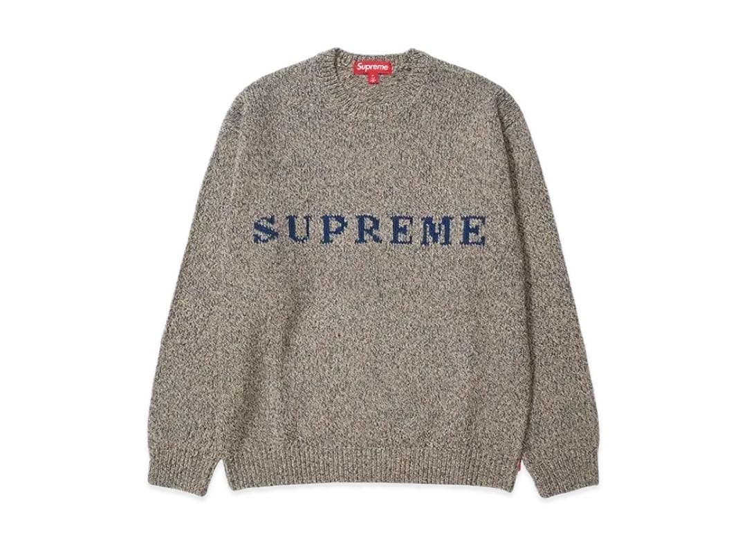 Supreme Contrast Logo Sweater 