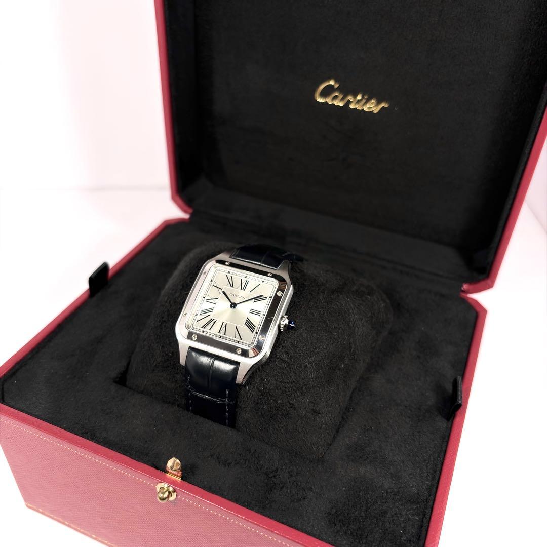 カルティエ サントスドュモン LM WSSA0022 santos ラージモデル - メルカリ