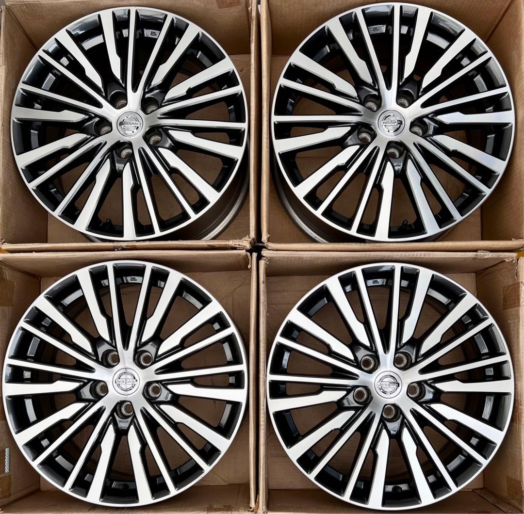 日産 E52 エルグランド ハイウェイスター後期18インチ純正ホイール4本