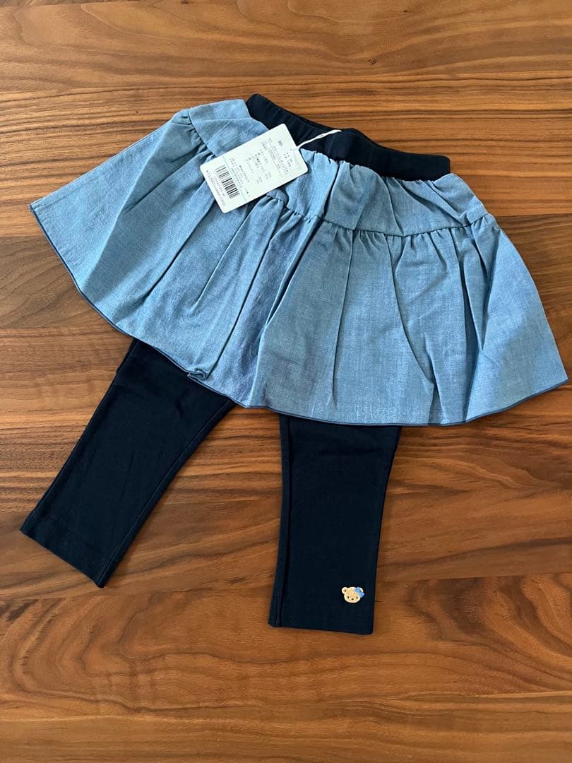 ぱち【新品未使用品】familiar　スカート(レギンス付き)　90cm レギンス | ファミリア公式サイト