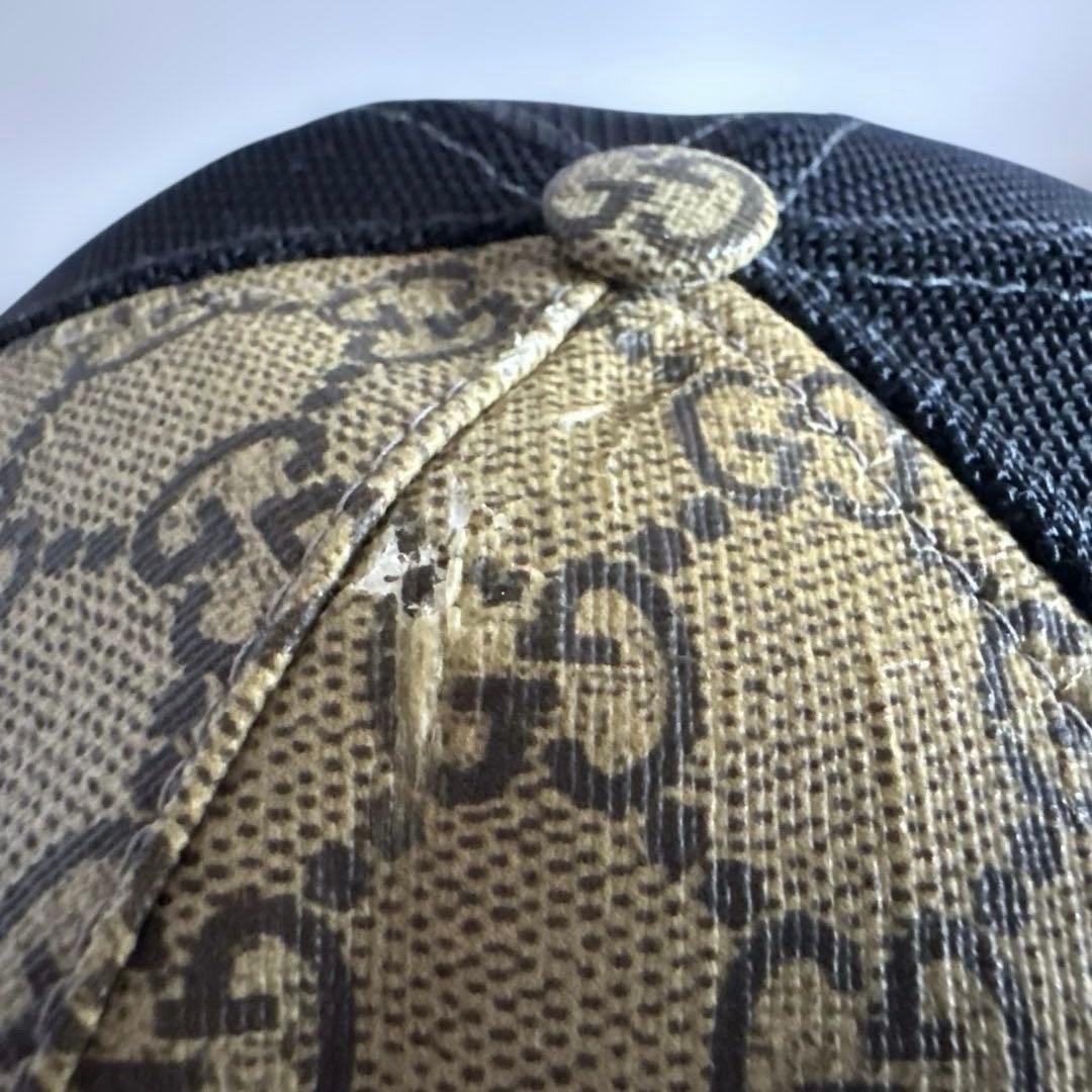 グッチ アジャスタブルキャップ タイガー GGスプリーム XLサイズ