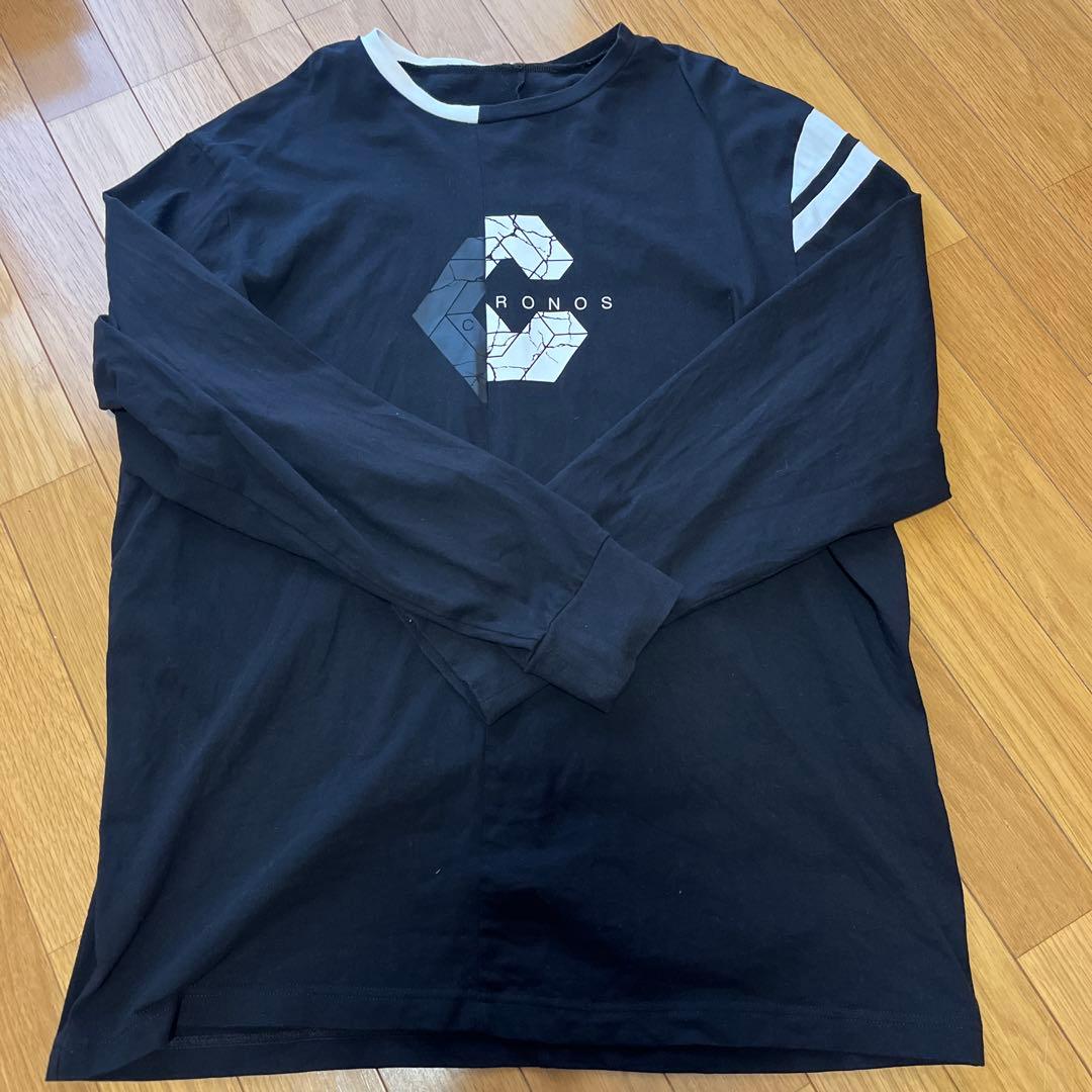 CRONOS ブラック 長袖カットソーXL シンプル - メルカリ
