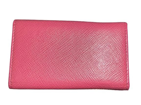 ☆極美品☆ PRADA プラダ キーケース 6連 ペオニア サフィアーノレザー