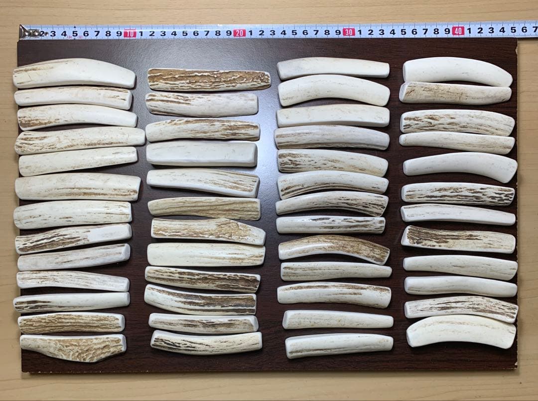 No.2190『鹿角4つ割り50本セット』鹿の角 エゾ鹿 鹿角 蝦夷鹿 - メルカリ