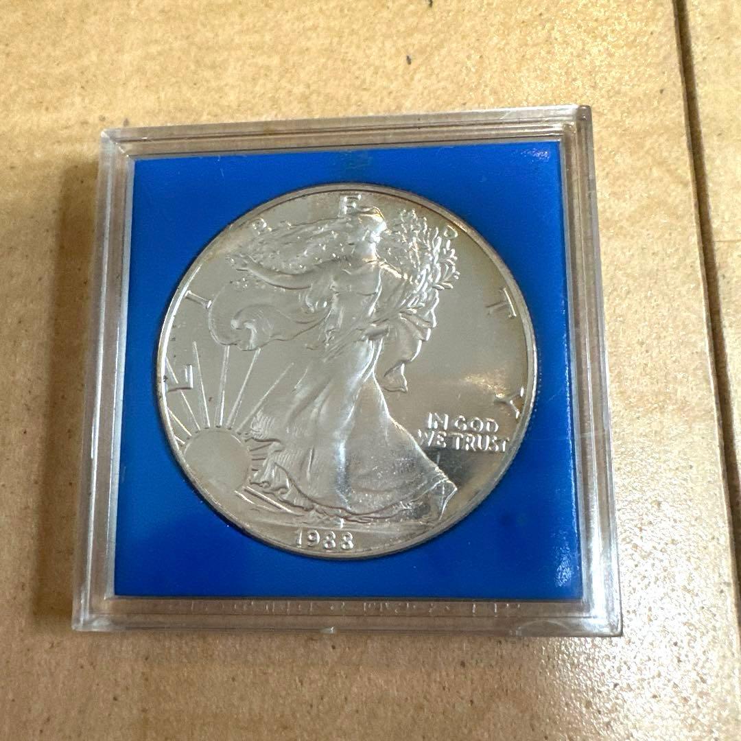 ヒロS2040様 アメリカ　イーグル 銀貨　１オンス 1988年　1ドル ヒロS2040様 アメリカ イーグル 銀貨 1オンス 1988年 1ドル ヒロS2040
