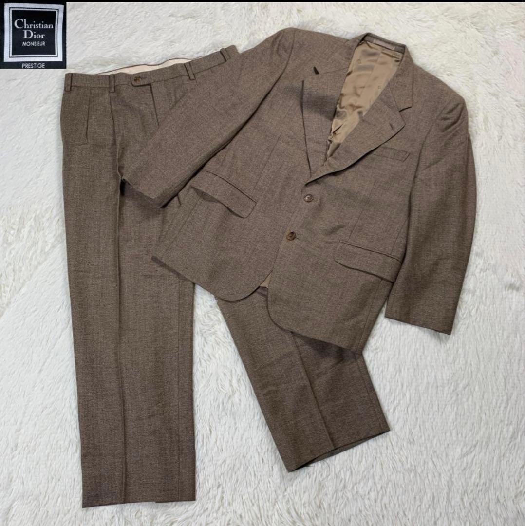 Dior ディオール スーツセットアップ ブラウン 茶 L相当 - メルカリ