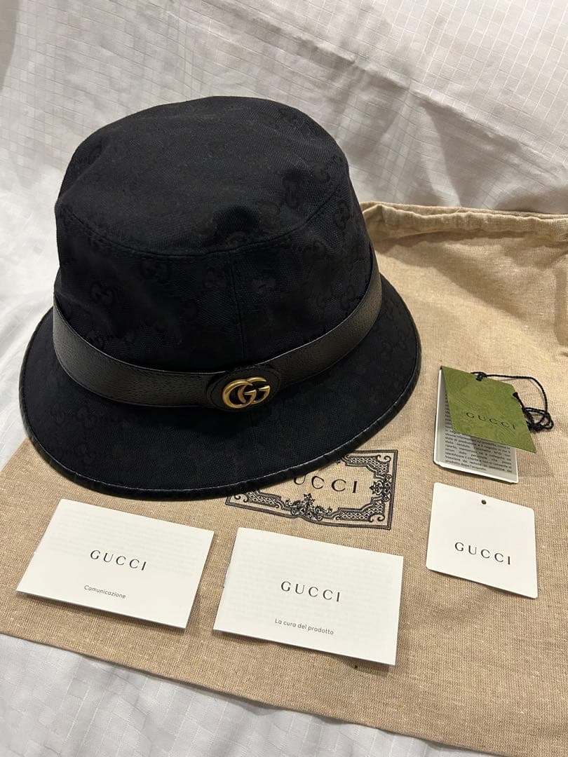 GUCCI バケハ GG - メルカリ