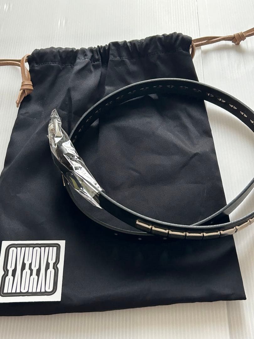 Mサイズ】 DECi Bridle studs narrow ベルト OVY - メルカリ