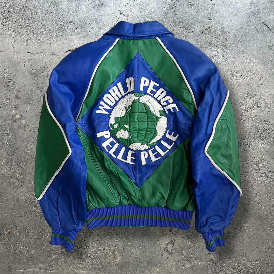 ジャケット・アウター pelle pelle \"world peace\" leather jacket pelle pelle 