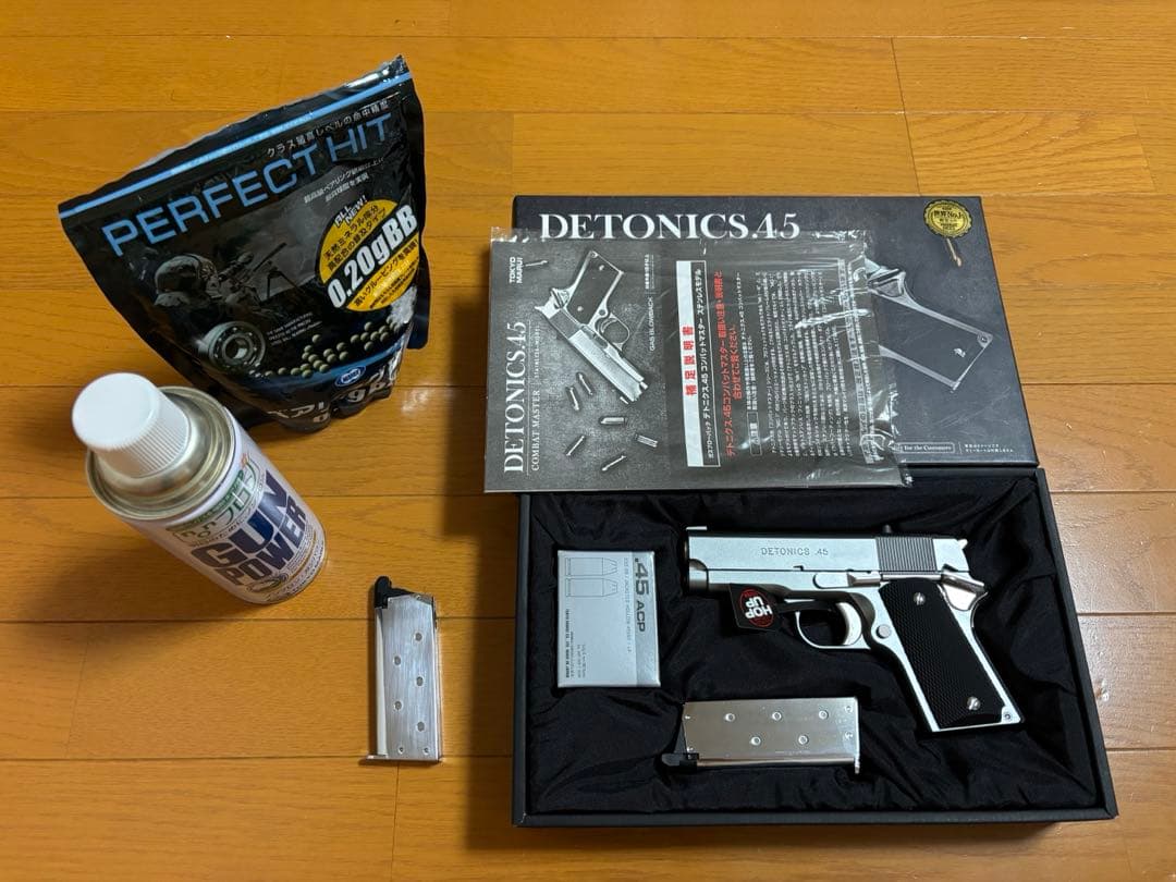 東京マルイ　DETONICS 45 シルバー おまけ付き 楽天市場】東京マルイ デトニクス.45 DETONICS ステンレス｜No.80