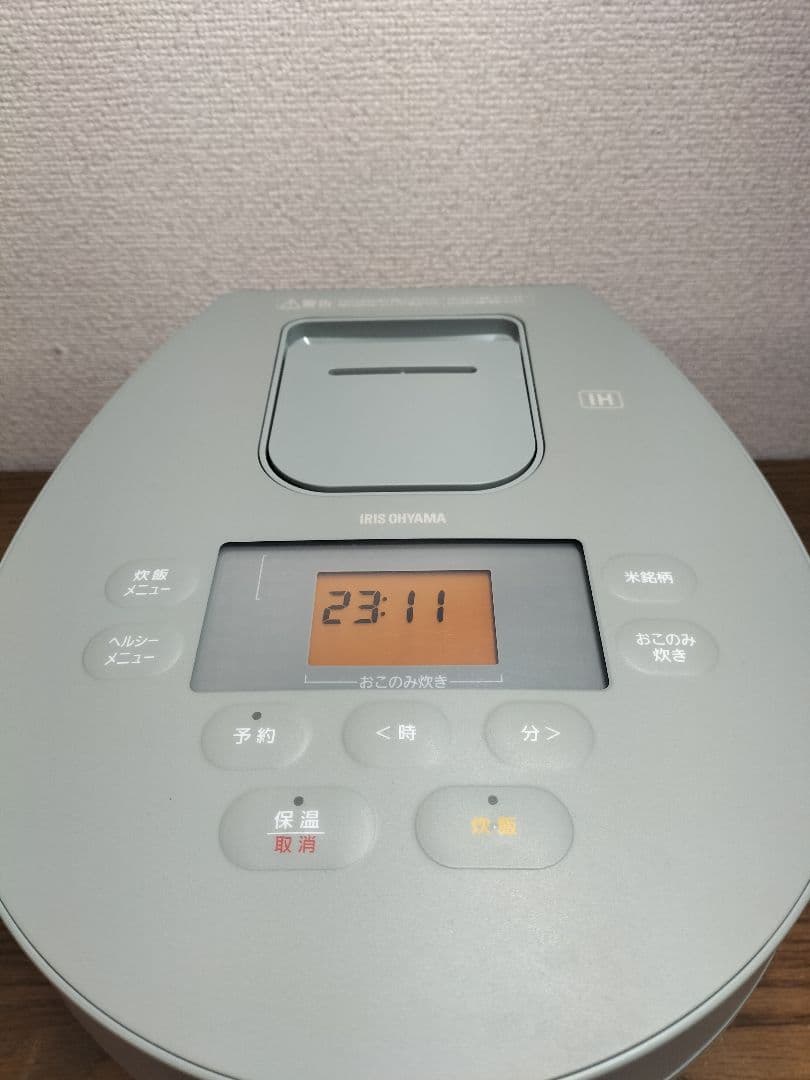 美品 アイリス IH炊飯器 5.5合炊 RC-IL50-G 2024年製 - メルカリ