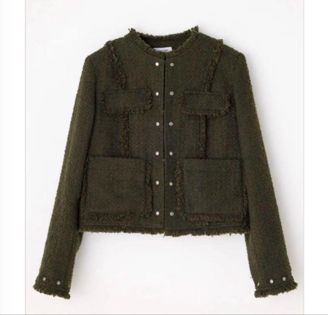 新品タグ付きLAGUA GEM COMPACT TWEED JACKET - メルカリ