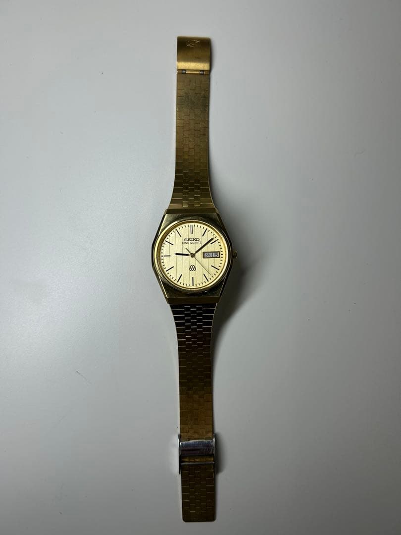 美品】SEIKO セイコーKING QUARTZ 9443-7000※電池切れ - メルカリ
