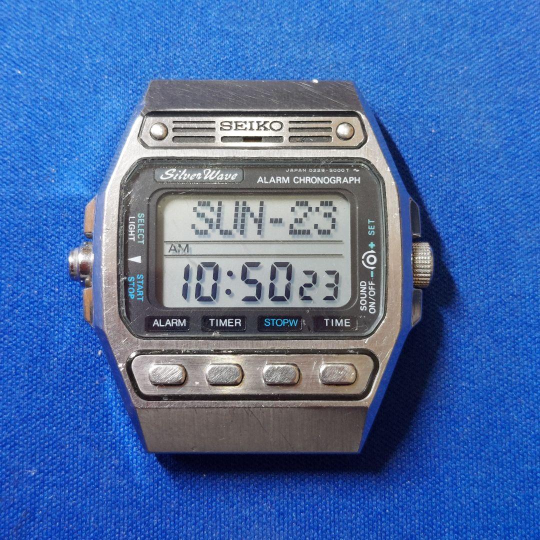 稼働品】 SEIKO セイコー シルバーウェーブ デジタル メンズ - メルカリ