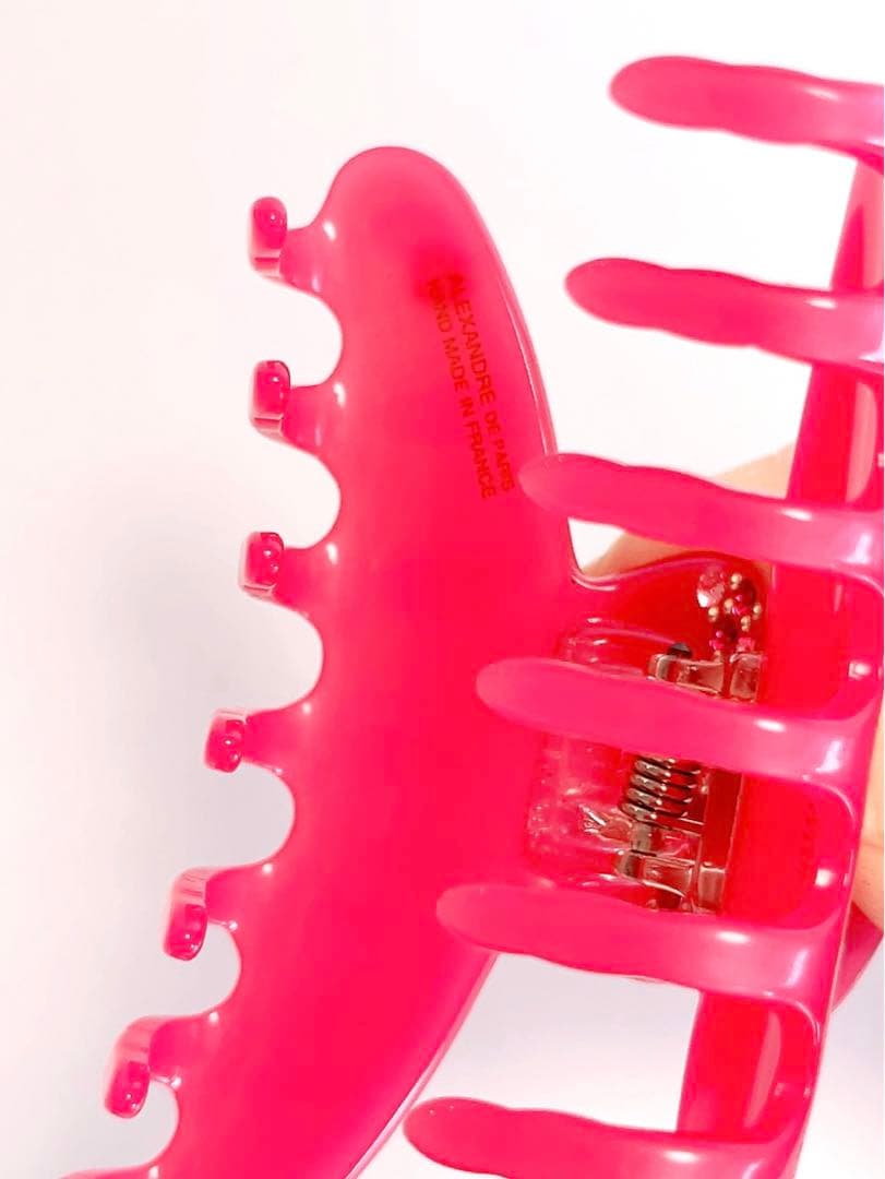 アレクサンドルドゥパリ ピンク クリップ キラキラストーン