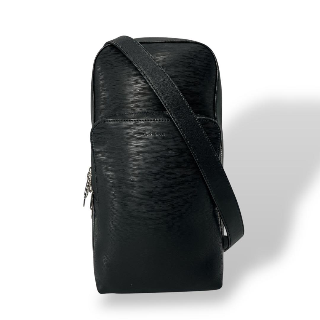 asu様　現行　美品　ポールスミス　ボディバッグ　型押しロゴ　斜めがけ　ブラック 楽天市場】ポールスミス ボディバッグ バッグ メンズ ブランド Paul