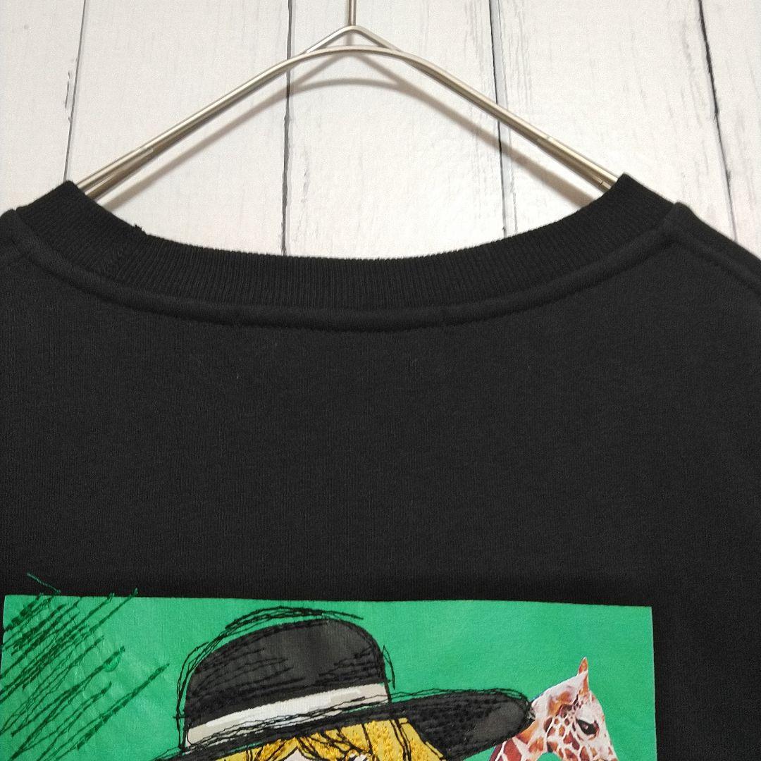 ほぼ新品 Left Alone レフトアローン スウェット 限定コラボ 刺繍 M
