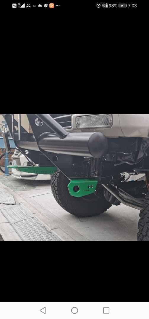 ランドクルーザー80牽引フックセット - メルカリ