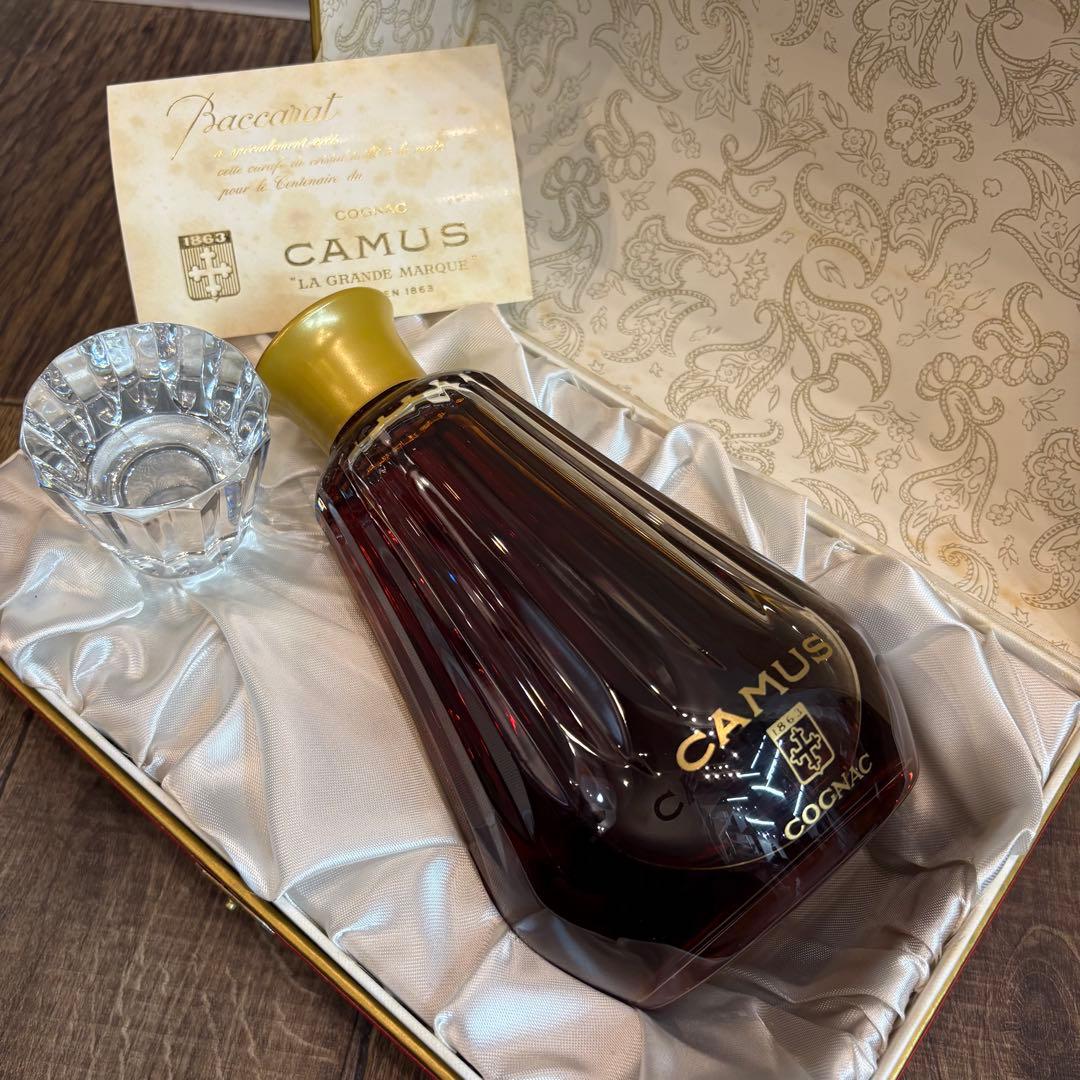 未開栓】 CAMUS カミュ コニャック BACCARAT バカラボトル - メルカリ