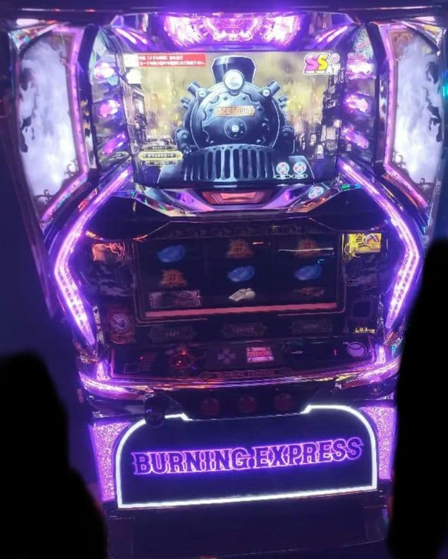 パチスロ実機 バーニングエクスプレス スマスロユニット付 - メルカリ