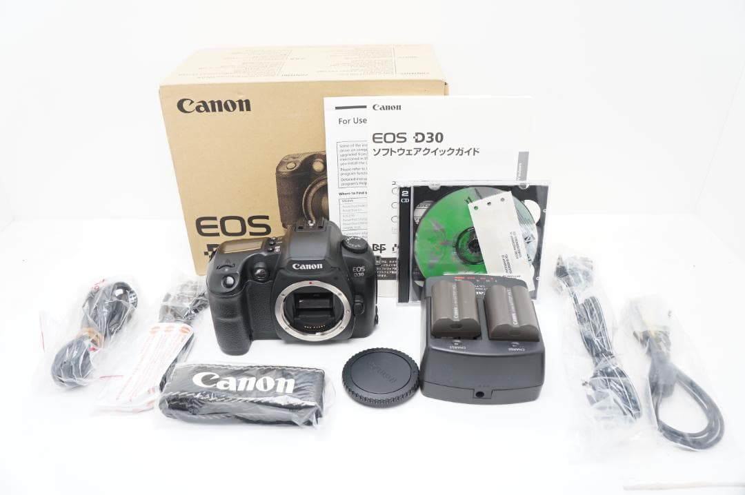 ＜動作＞Canon EOS D30　付属品多数 EOS D30 カメラの原点を体感できる記念モデル！今こそ知りたいその魅力