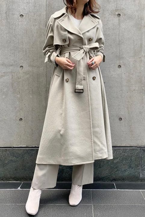 ココディール ウールトレンチコート - メルカリ