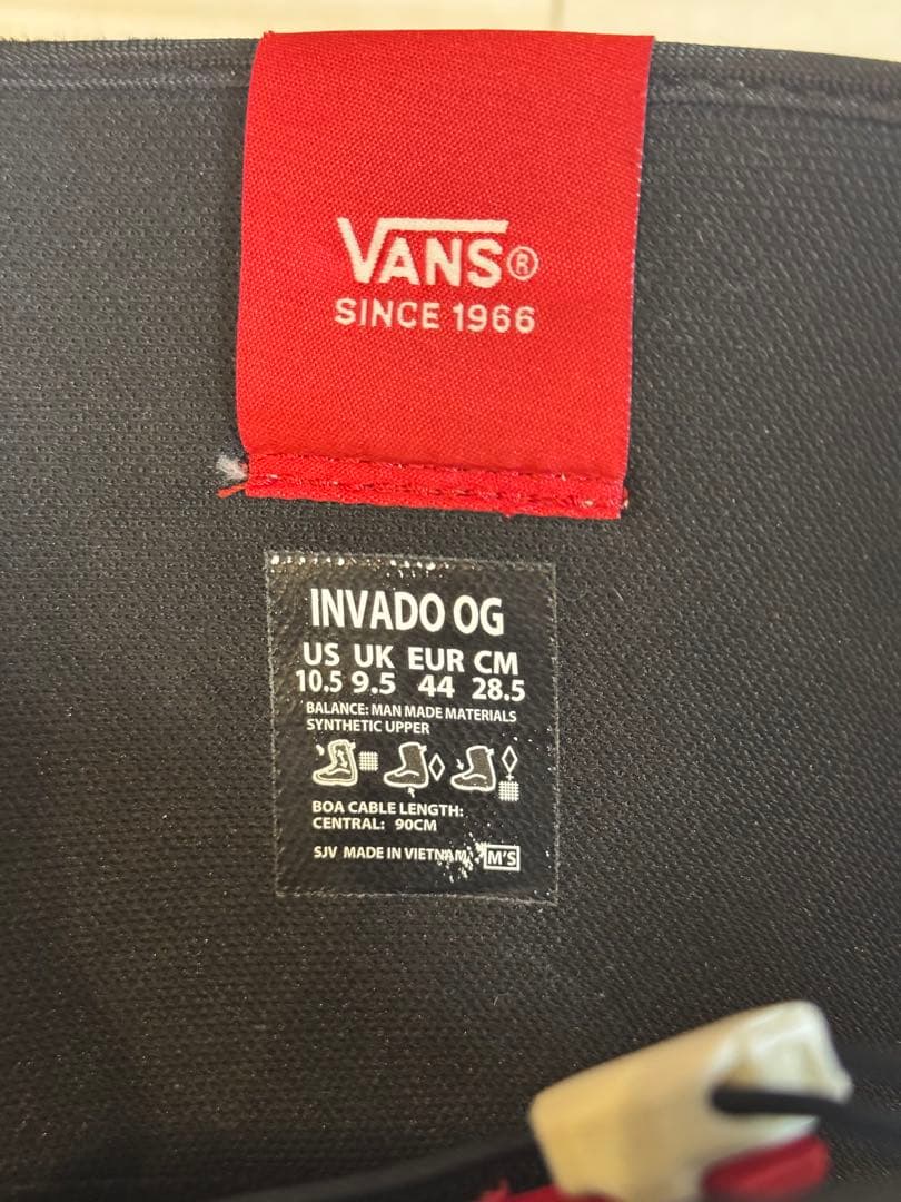 [23/24] VANS スノーボード ブーツ　INVADO OG 28.5cm