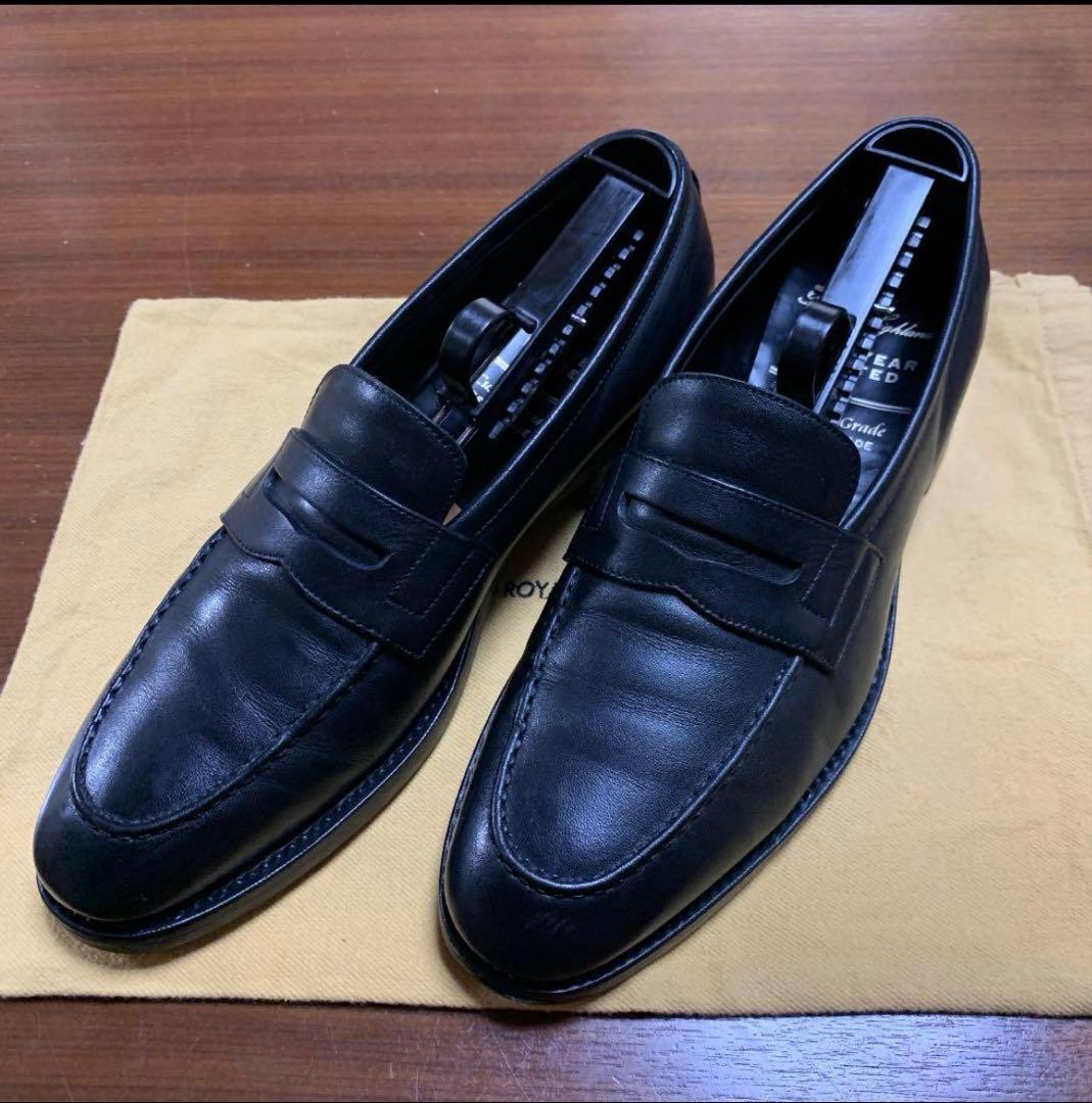 【美品】42nd  highland ローファー　UK7 42ND ROYAL HIGHLAND エクスプローラー コインローファー シュリンク