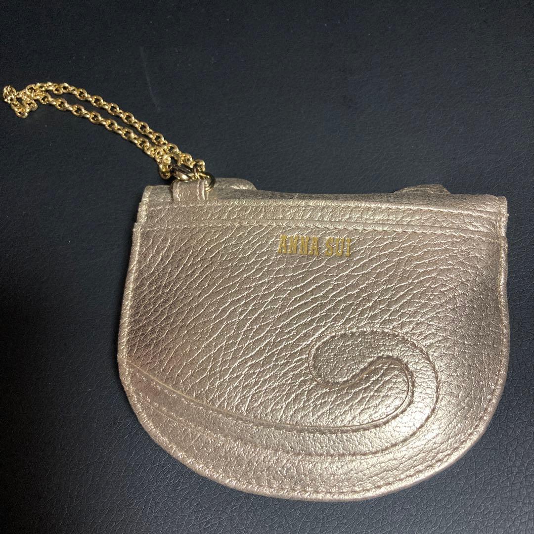 新品未使用 ANNA SUI マイティティマルチケース牛革製 - メルカリ