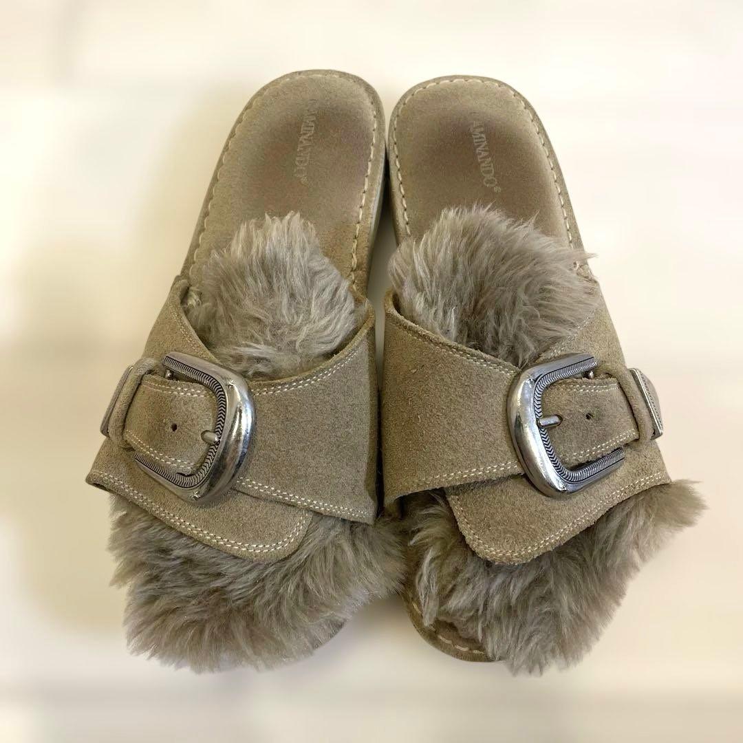 CAMINANDO（カミナンド）バックルファーサンダル - メルカリ