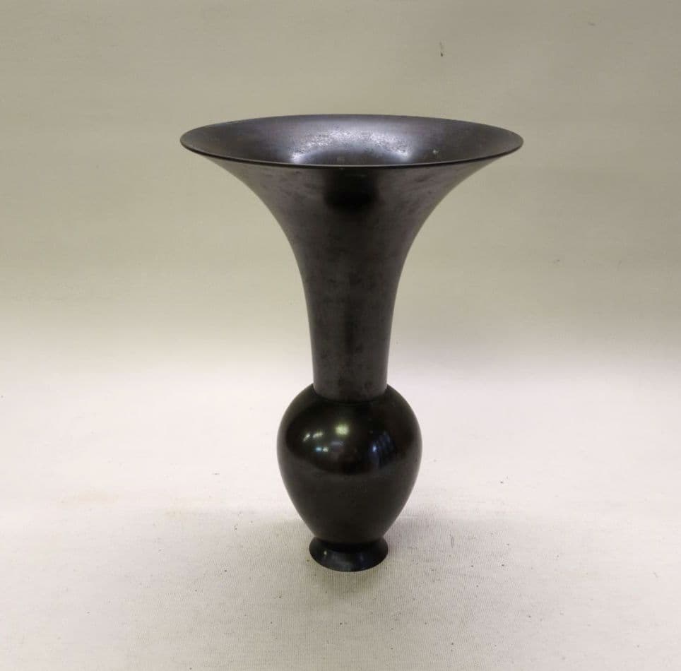 銅製花器 剣山付 池坊好み 池坊花器 - メルカリ