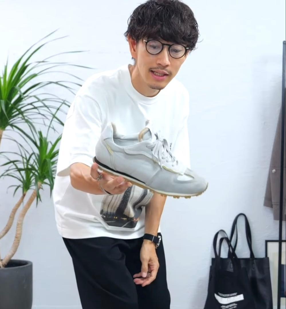 Maison Margielaレトロランナー 42（27.0cm） オフホワイト