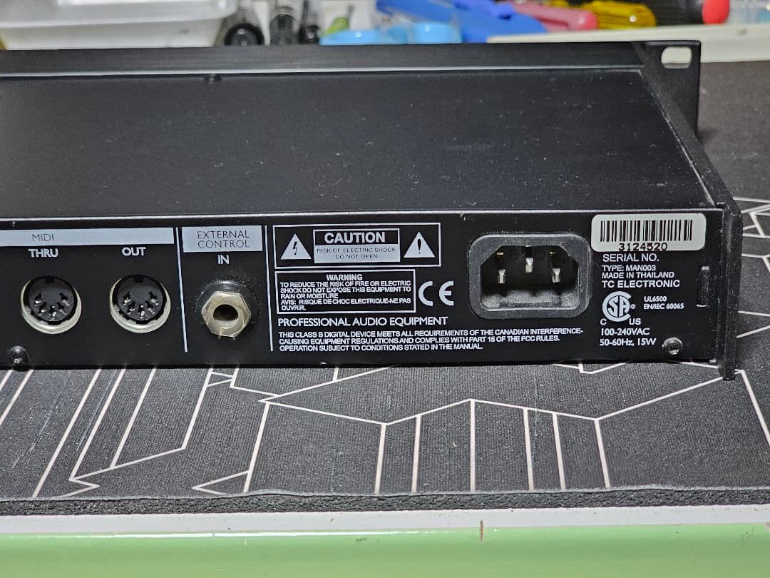 t.c.electronic D-TWO ラックマウント ディレイ リバーブ