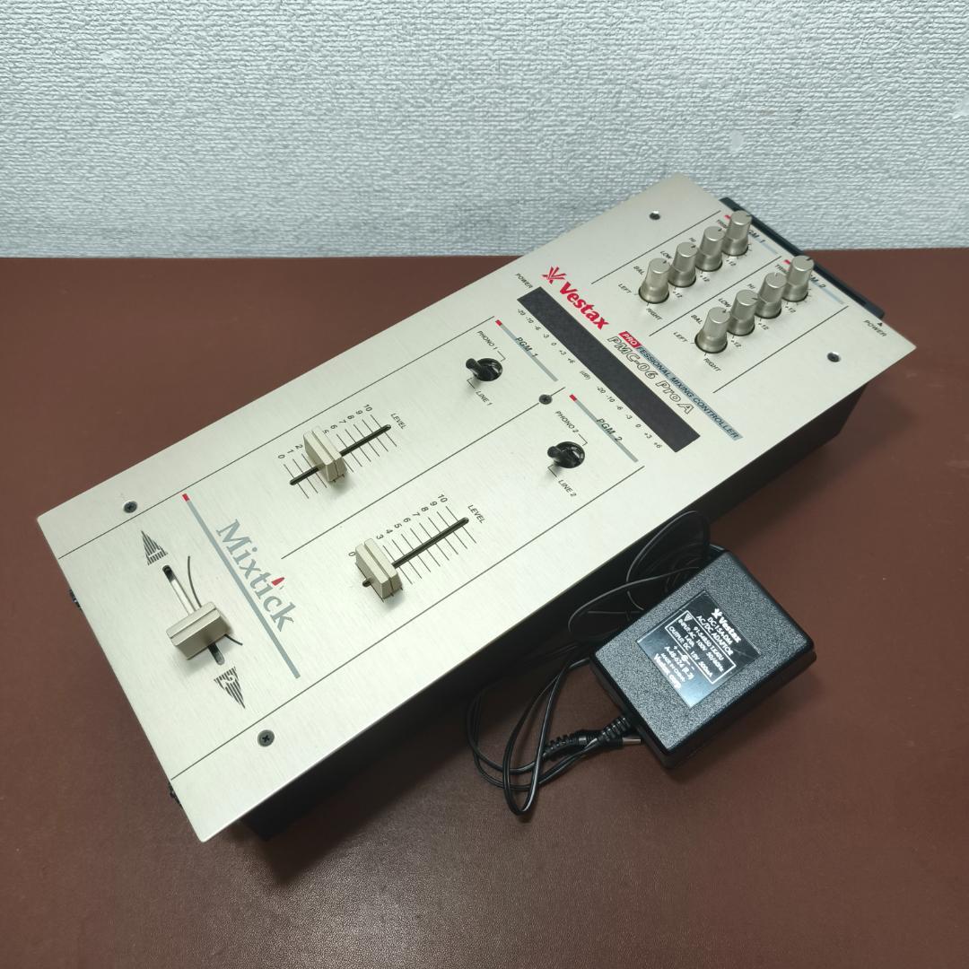 Vestax PMC-06 Pro A DJミキサー 純正アダプター付属Vestax PMC-06