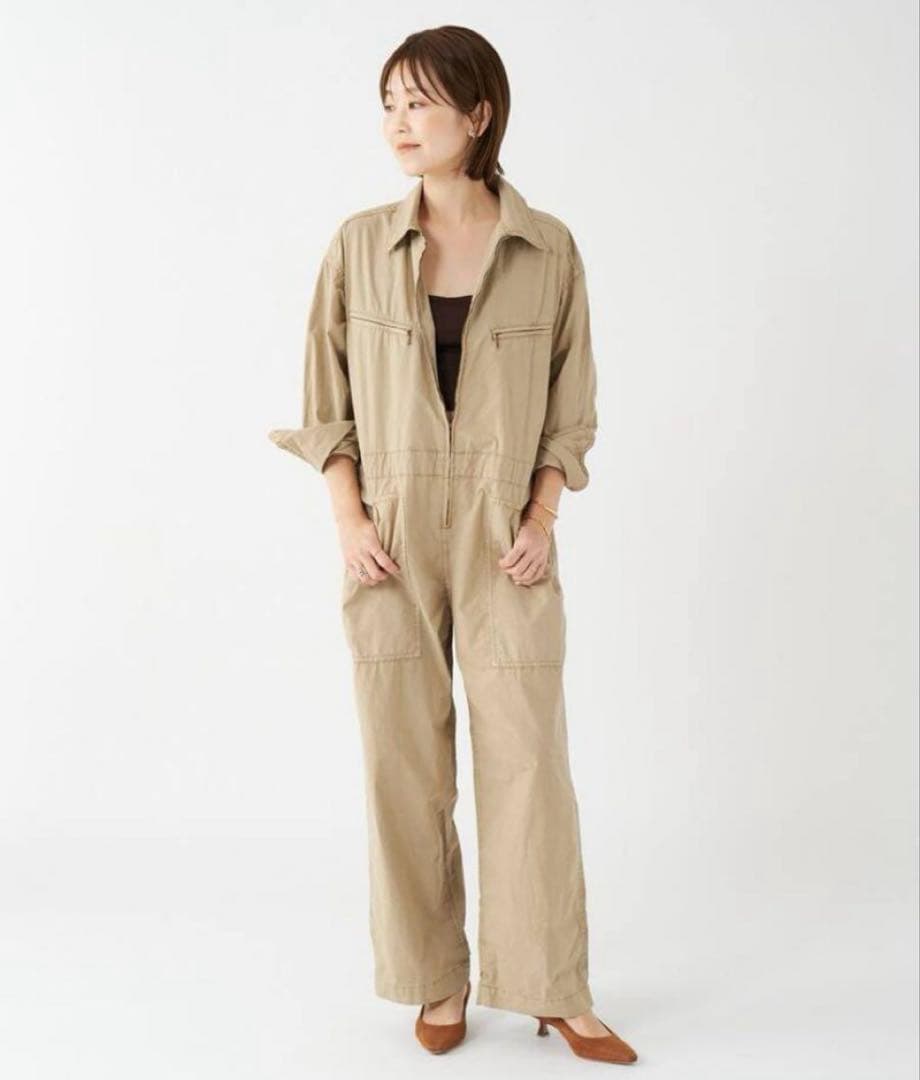 AWAZON-Plage Flight suit オールインワン つなぎ ジャンプスーツ