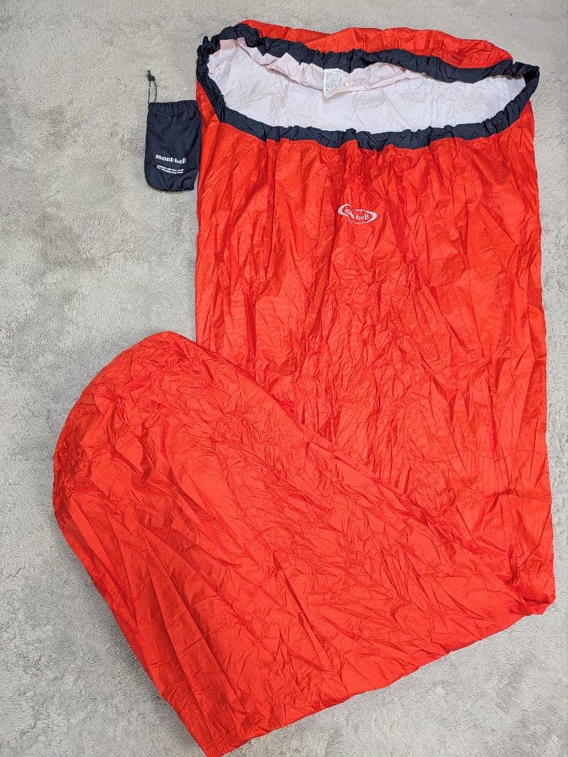 美品　超軽量　ブリーズドライテックプラス　U.L.スリーピングバッグカバー ブリーズ ドライテック プラス スリーピングバッグカバー｜モンベル