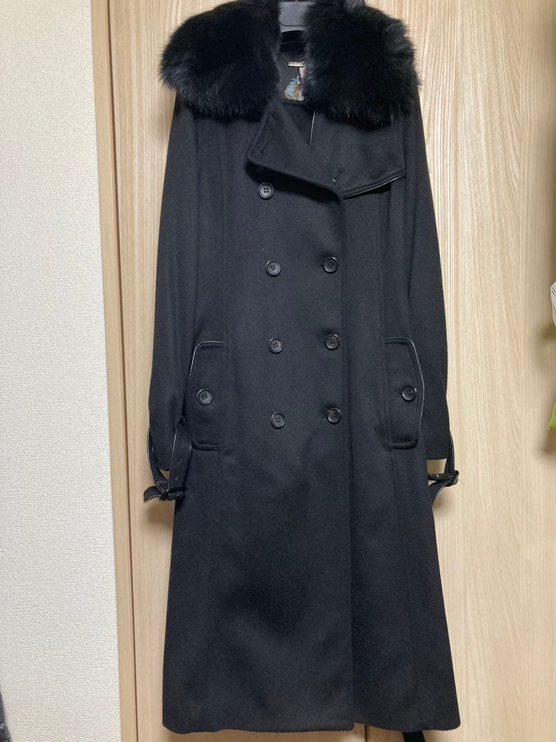 限定価格❗️フォックスファー付　カシミアロングコート 楽天市場】カシミヤ コート レディース 100％ ロングコート フォックス